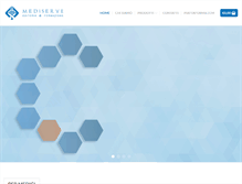 Tablet Screenshot of mediserve.it